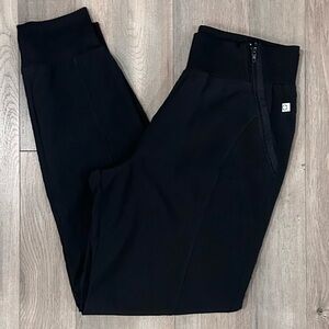 Med Couture Black Scrub Pants Zip Pocket Joggers